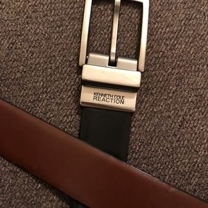 Men’s Kenneth Cole Reversible Leather Belt sz 38